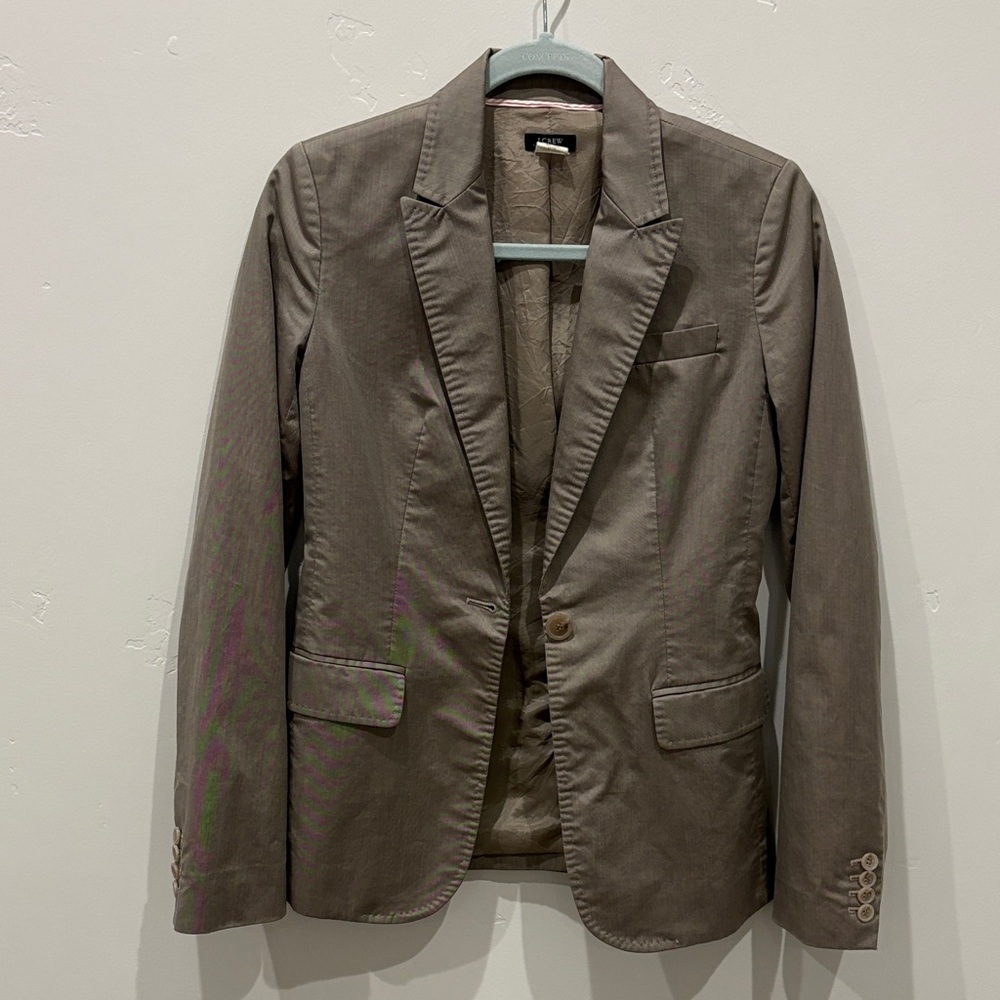 J. Crew Women's Taupe Blazer